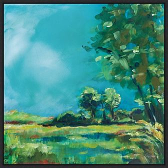 Amanti Art July Meadow by Sue Schlabach Framed Canvas Wall Art