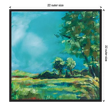 Amanti Art July Meadow by Sue Schlabach Framed Canvas Wall Art