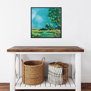 Amanti Art July Meadow by Sue Schlabach Framed Canvas Wall Art