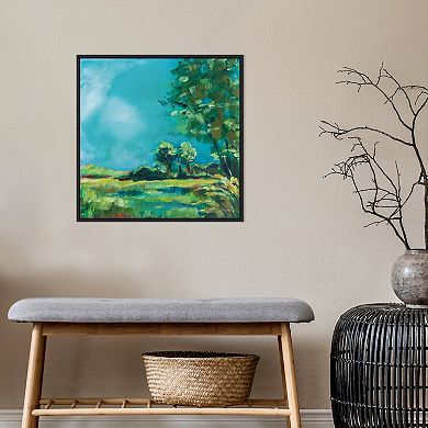 Amanti Art July Meadow by Sue Schlabach Framed Canvas Wall Art