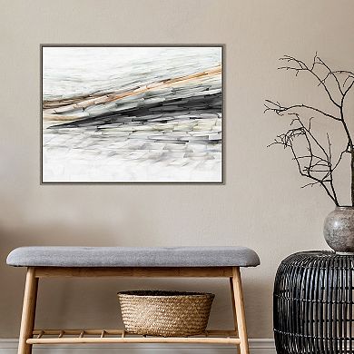 Amanti Art Lady of the Rocks II Framed Canvas Wall Art