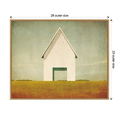 Amanti Art Ohio Barn by Ryan Fowler Framed Canvas Wall Art Print