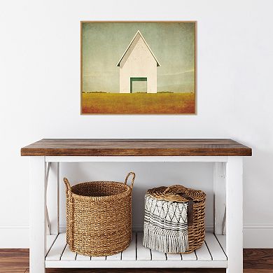 Amanti Art Ohio Barn by Ryan Fowler Framed Canvas Wall Art Print
