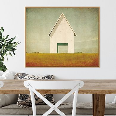 Amanti Art Ohio Barn by Ryan Fowler Framed Canvas Wall Art Print