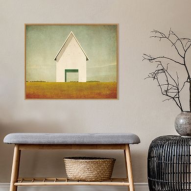 Amanti Art Ohio Barn by Ryan Fowler Framed Canvas Wall Art Print