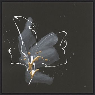 Amanti Art Modern Flower III Framed Canvas Wall Art