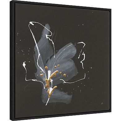 Amanti Art Modern Flower III Framed Canvas Wall Art