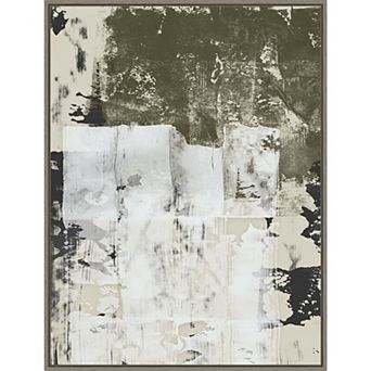 Amanti Art Reflections in Sage I Framed Canvas Wall Art