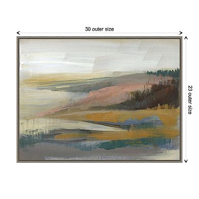 Amanti Art Northwest Cove II Framed Canvas Wall Art Print