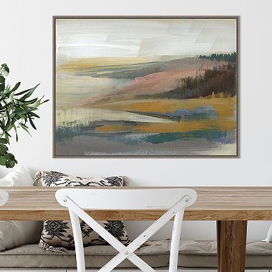 Amanti Art Northwest Cove II Framed Canvas Wall Art Print
