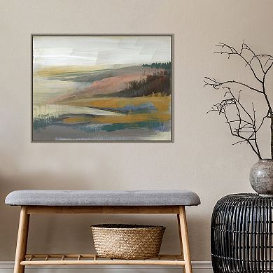 Amanti Art Northwest Cove II Framed Canvas Wall Art Print