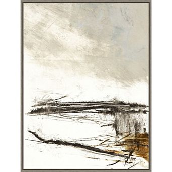 Amanti Art Padilla Bay Beach Framed Canvas Wall Art