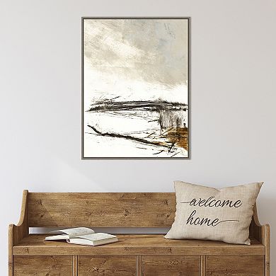 Amanti Art Padilla Bay Beach Framed Canvas Wall Art