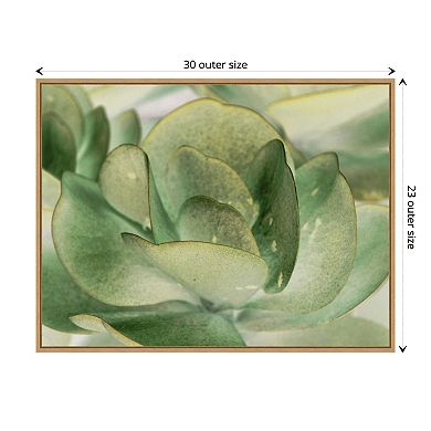 Amanti Art Petal I by Tang Ling Framed Canvas Wall Art Print