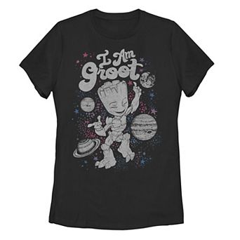 Juniors' Guardians Of The Galaxy Classic I Am Groot Graphic Tee