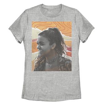 Juniors' Outer Banks Collage Background Kiara Poster Graphic Tee