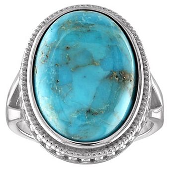 Designs by Gioelli Sterling Silver Copper Turquoise Ring