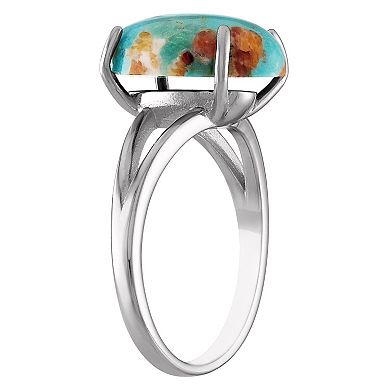 Designs by Gioelli Sterling Silver Oyster Turquoise Ring