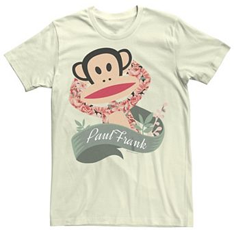 Juniors' Paul Frank Floral Fill Boyfriend Graphic Tee