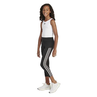 ボトムスその他 adidas 3S 12 leggings black IP2976 Girls 7-16 adidas 3s Cellphone Pocket Leggings