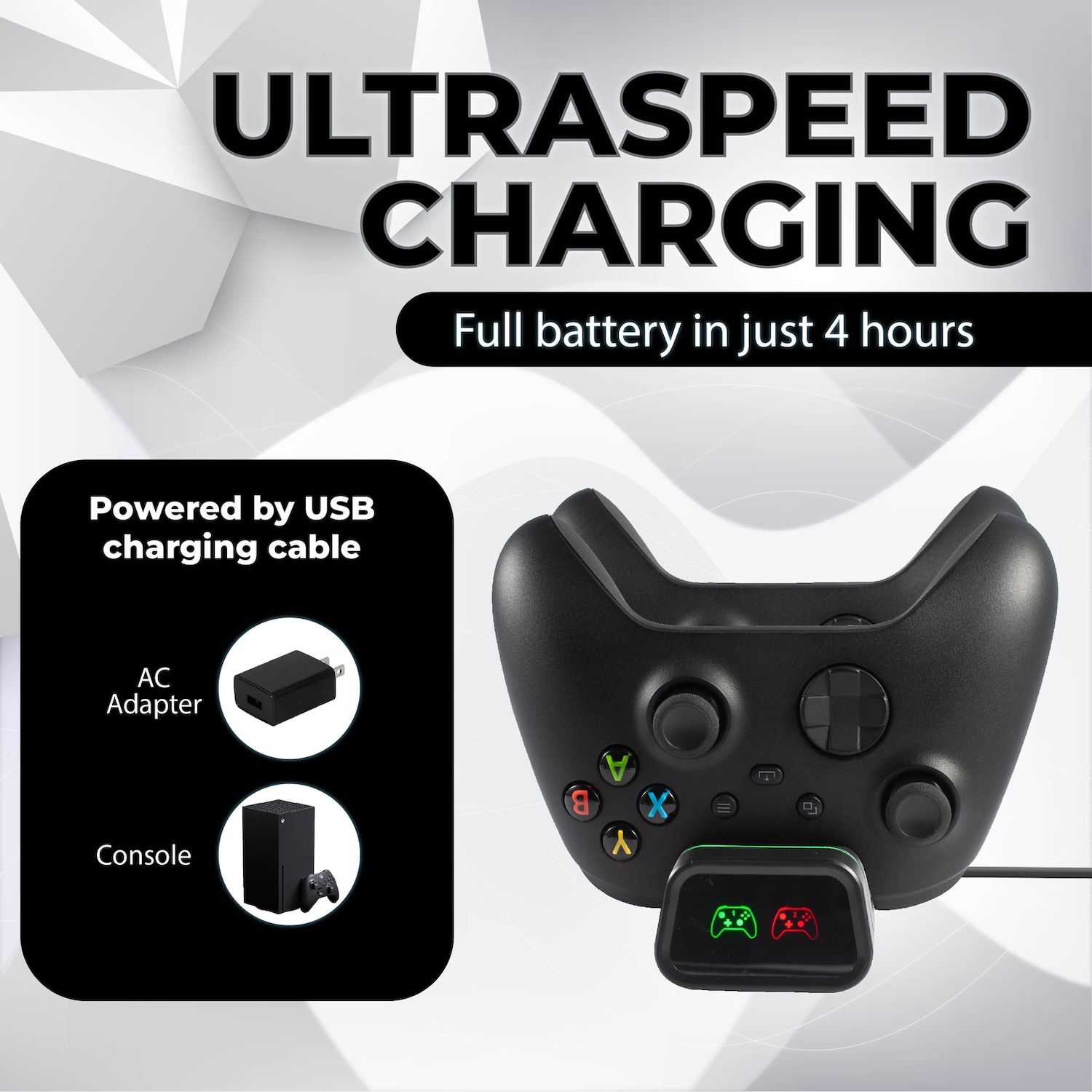 Foson Dual 2 AX Charger with 2x 2200Ah Rechargeable Battery Pack