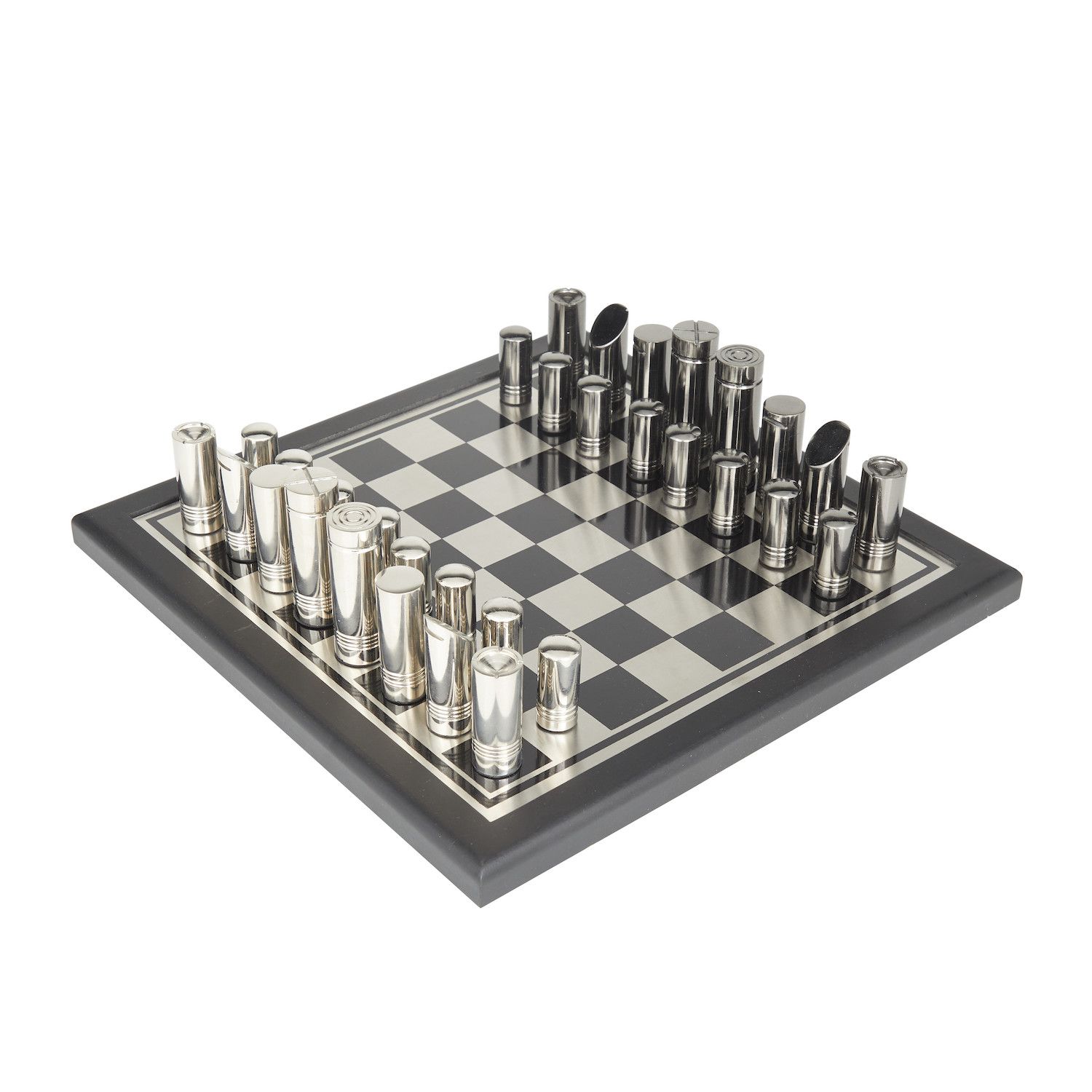 Faux Marble Chess Board 33-piece Set