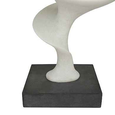 Stella & Eve Polystone Sculpture with Black Base