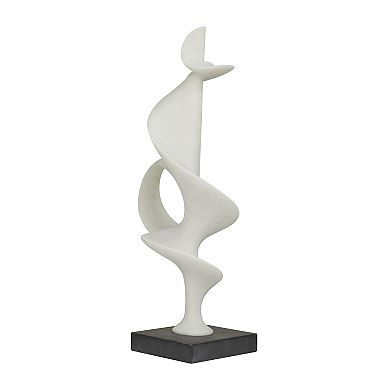 Stella & Eve Polystone Sculpture with Black Base
