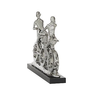 Stella & Eve Polystone Sculpture with Bike
