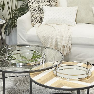 Stella & Eve Stainless Steel Mirrored Tray