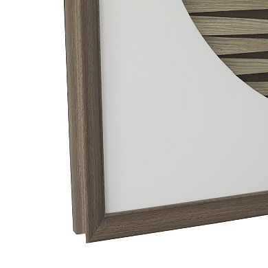 Stella & Eve Paper 3D Weaved Shadow Box Wall Decor
