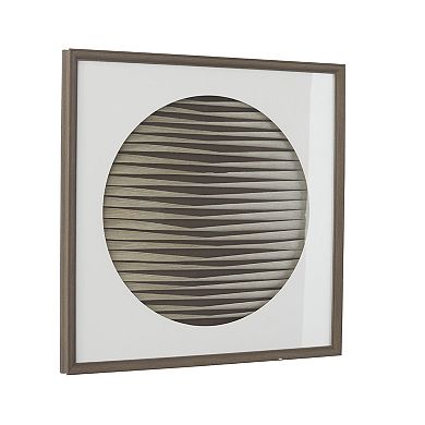 Stella & Eve Paper 3D Weaved Shadow Box Wall Decor