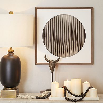 Stella & Eve Paper 3D Weaved Shadow Box Wall Decor