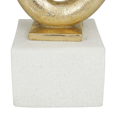 Stella & Eve Polystone Swirl Sculpture