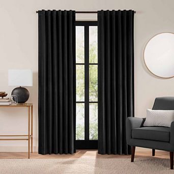 eclipse Luxury Velvet 100% Blackout Curtain Window Panel