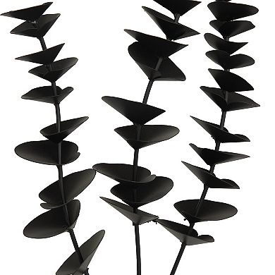 Stella & Eve Metal Leaf Sculpture with Wood Base