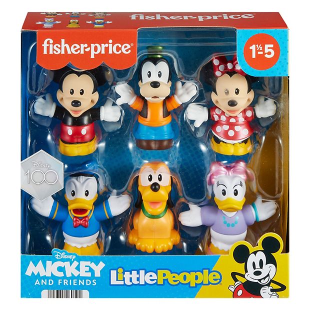 Disney 100 Mickey Mouse & Friends Little People 6-Pack Figures by