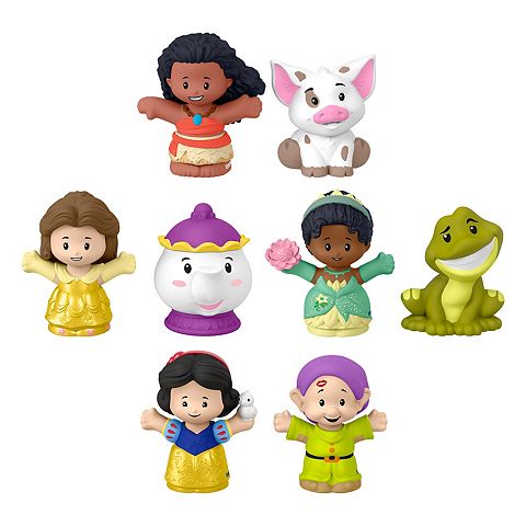Детские куклы Disney Princess Story Duos 8-Pack Figures by Fisher-Price Little People