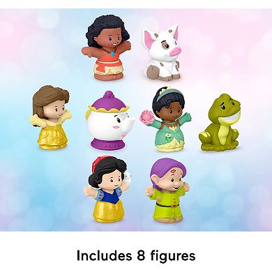 Disney Princess Story Duos 8-Pack Figures by Fisher-Price Little People