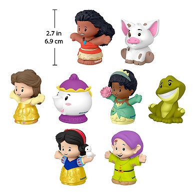 Disney Princess Story Duos 8-Pack Figures by Fisher-Price Little People