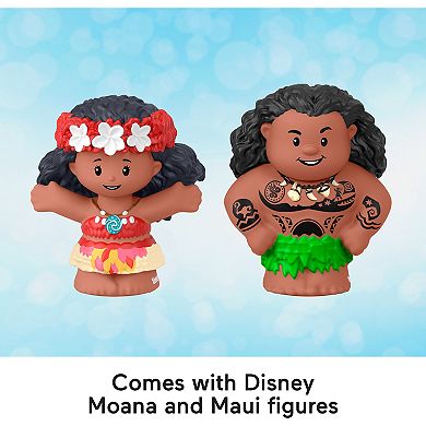 Disney's Moana & Maui Canoe & Figure Set by Fisher-Price Little People