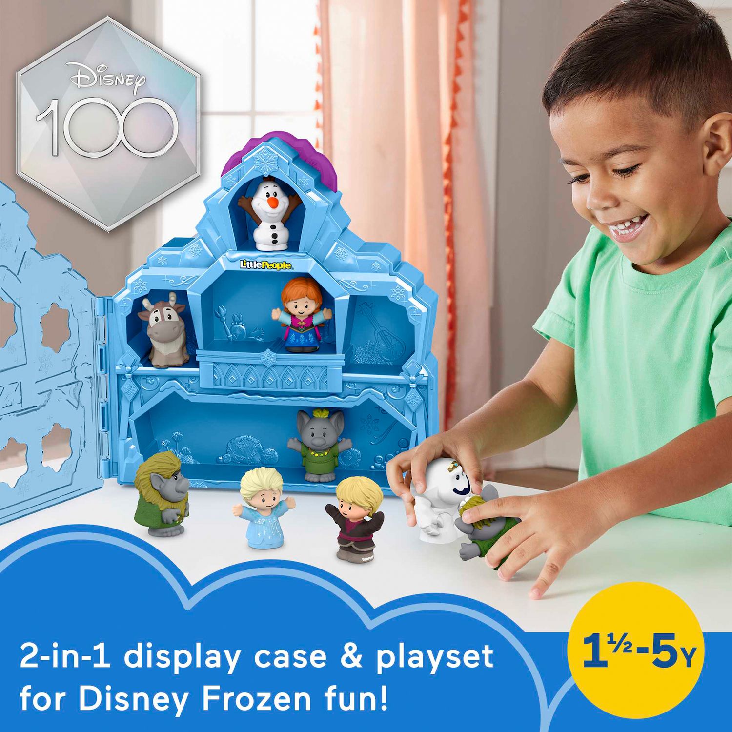 Детские куклы Disney's Frozen Carry Along Castle Playset by Fisher-Price Little People — фото 2