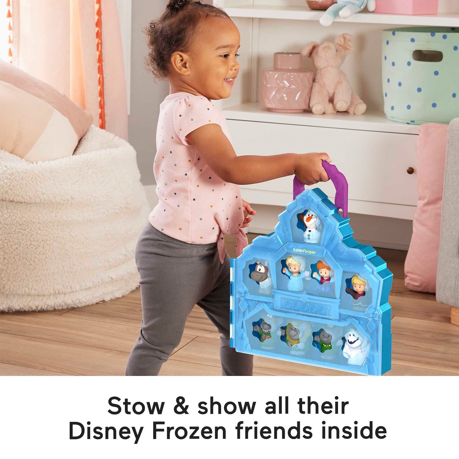 Детские куклы Disney's Frozen Carry Along Castle Playset by Fisher-Price Little People — фото 3