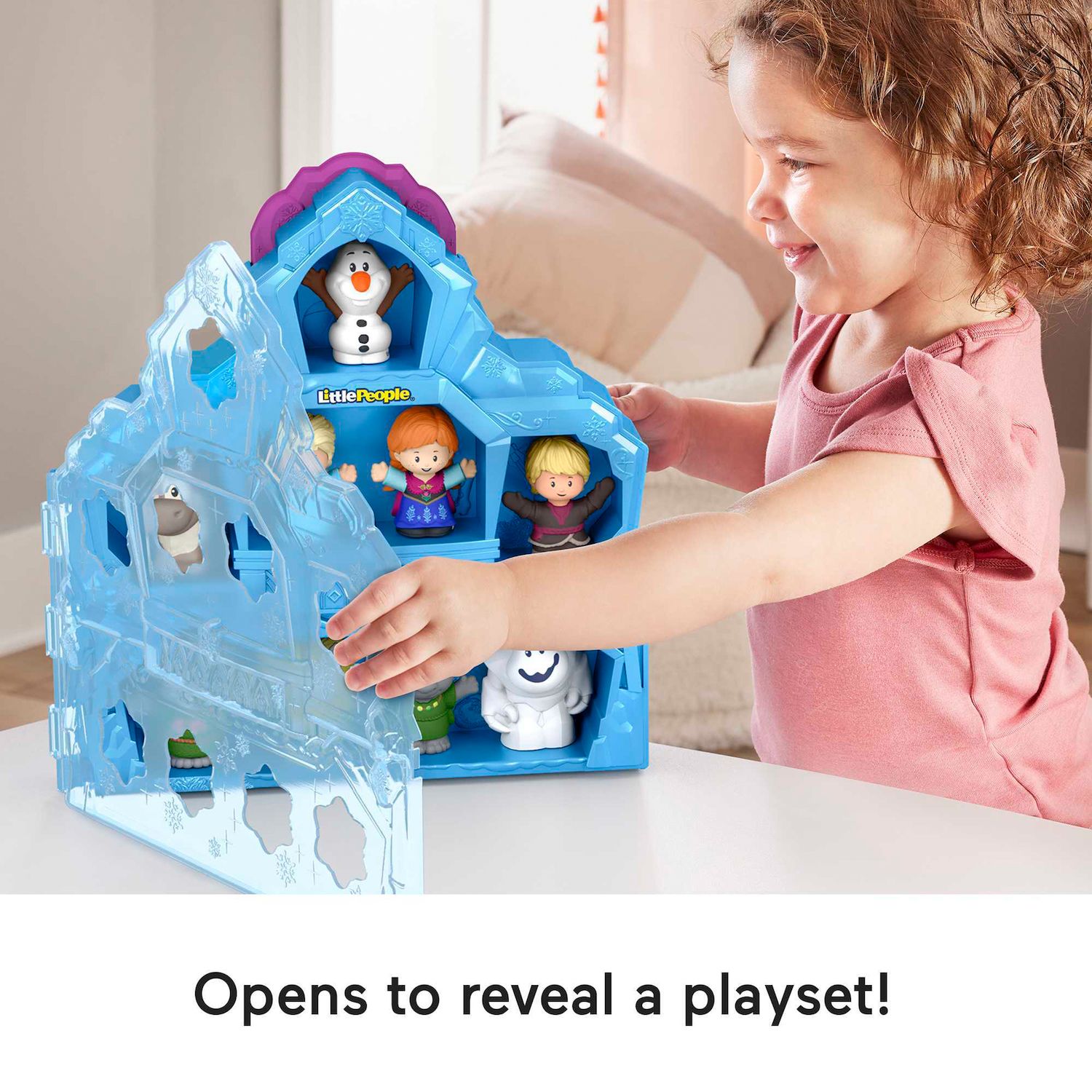 Детские куклы Disney's Frozen Carry Along Castle Playset by Fisher-Price Little People — фото 5