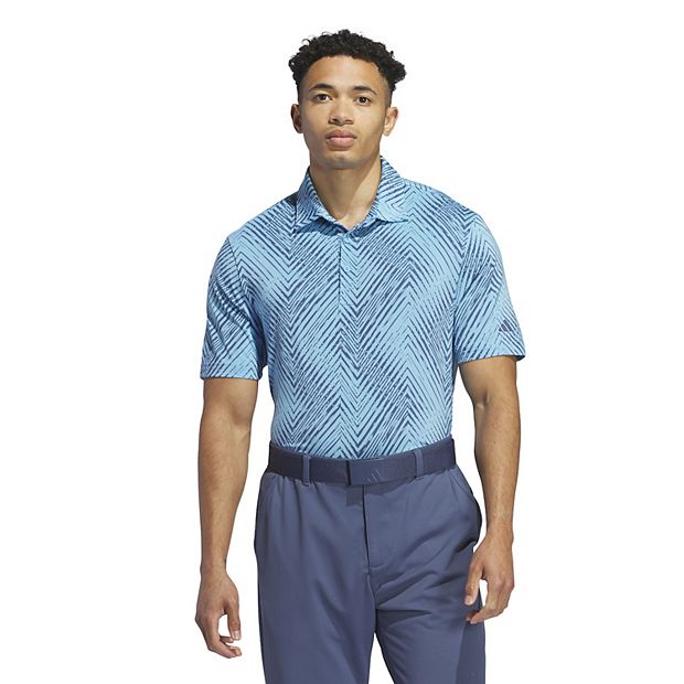 adidas Ultimate365 Solid LC Golf Polo Shirt - Semi Blue Burst