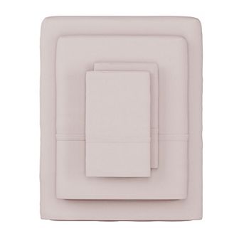 Lavish Home Wrinkle and Stain Resistant Microfiber 4 pc Sheet Set with Pillowcases