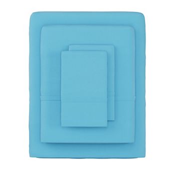 Lavish Home Wrinkle and Stain Resistant Microfiber 3 pc Sheet and Pillowcase Set