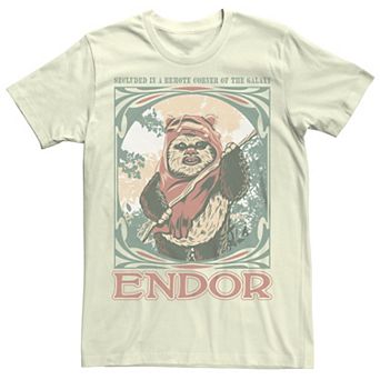 Juniors' Star Wars Ewoks of Endor Boyfriend Graphic Tee