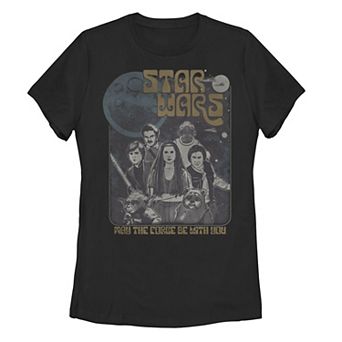 Juniors' Star Wars 70's Style Poster Graphic Tee