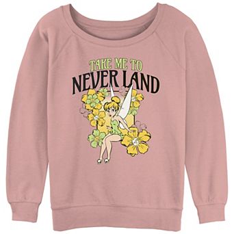 Disney's Tinkerbell Take Me To Neverland Juniors' Graphic Pullover